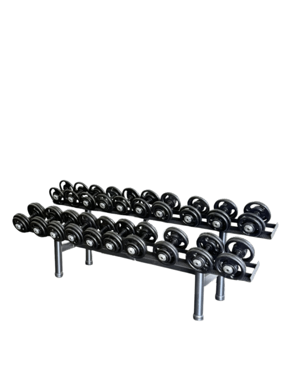 Kit Dumbells 12Kg a 30Kg c/Suporte