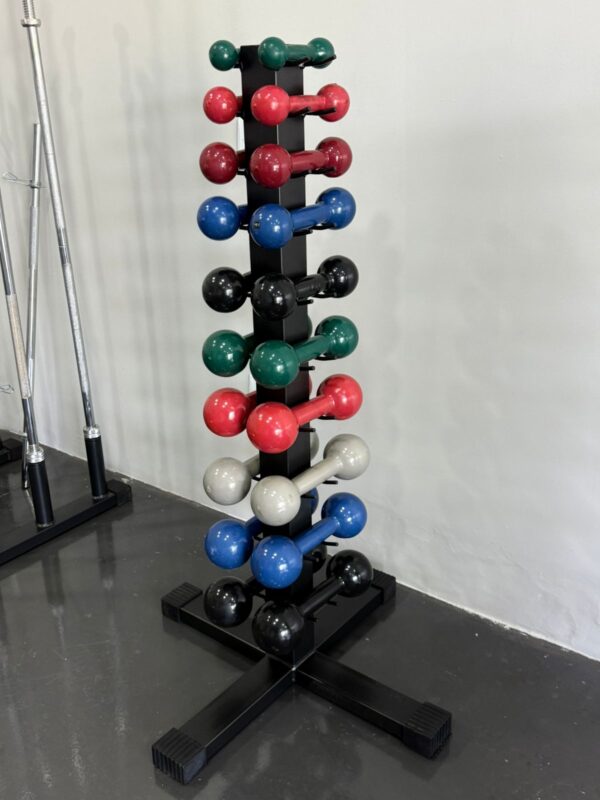 Kit Halteres 01Kg a 10Kg c/Suporte - Imagem 2