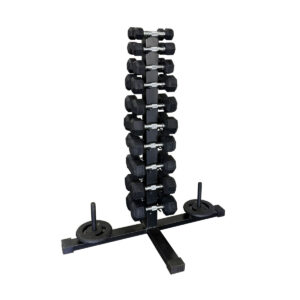 Kit Halteres Sextavado 01Kg a 10Kg c/Suporte